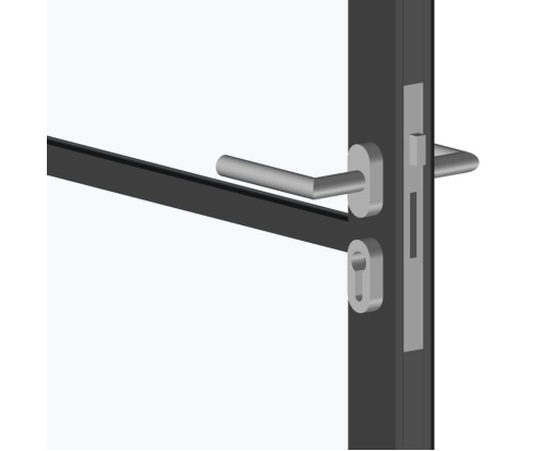 porte 66 griseavec bquille inox 1231779904