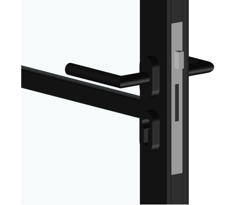 porte 66 noire avec bquille noire 142936233
