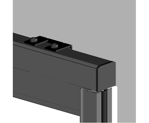 porte et rail gris avec capot noir 1601353075