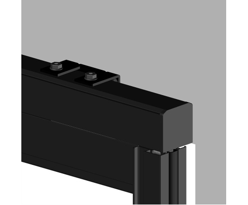 porte et rail noir avec capot noir 455367762