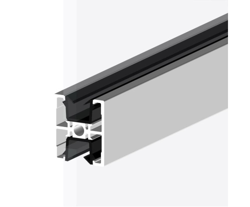 porte verres horizontaux blanche avec joints de vitrage noir 654300558