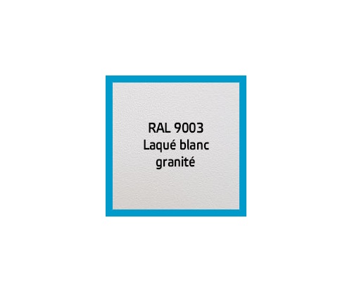 Texture RAL 9003 laqué blanc granité