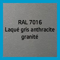 Laqué gris anthracite RAL 7016 granité