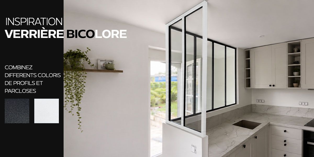 Une verrière bicolore
