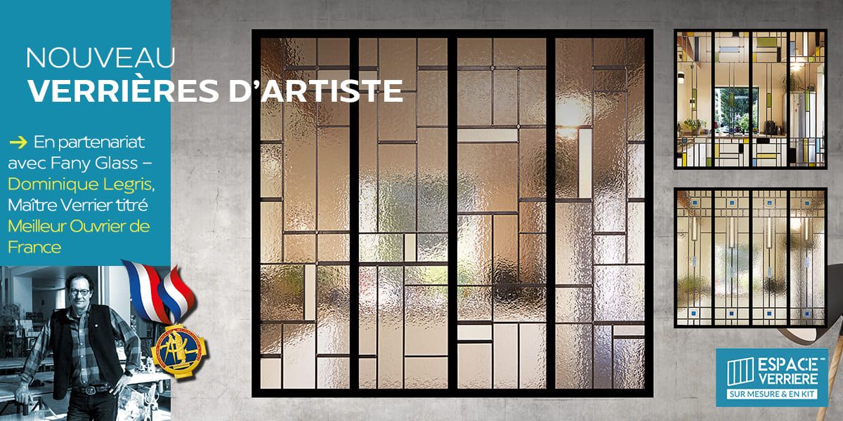 Verrières d'artistes avec le Maître Verrier Dominique Legris meilleur ouvrier de France