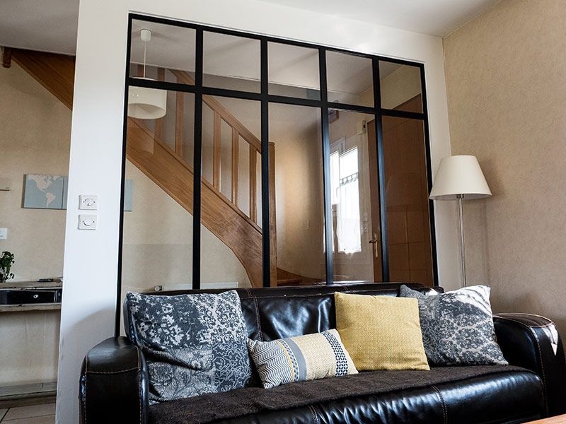 Verrière avec imposte