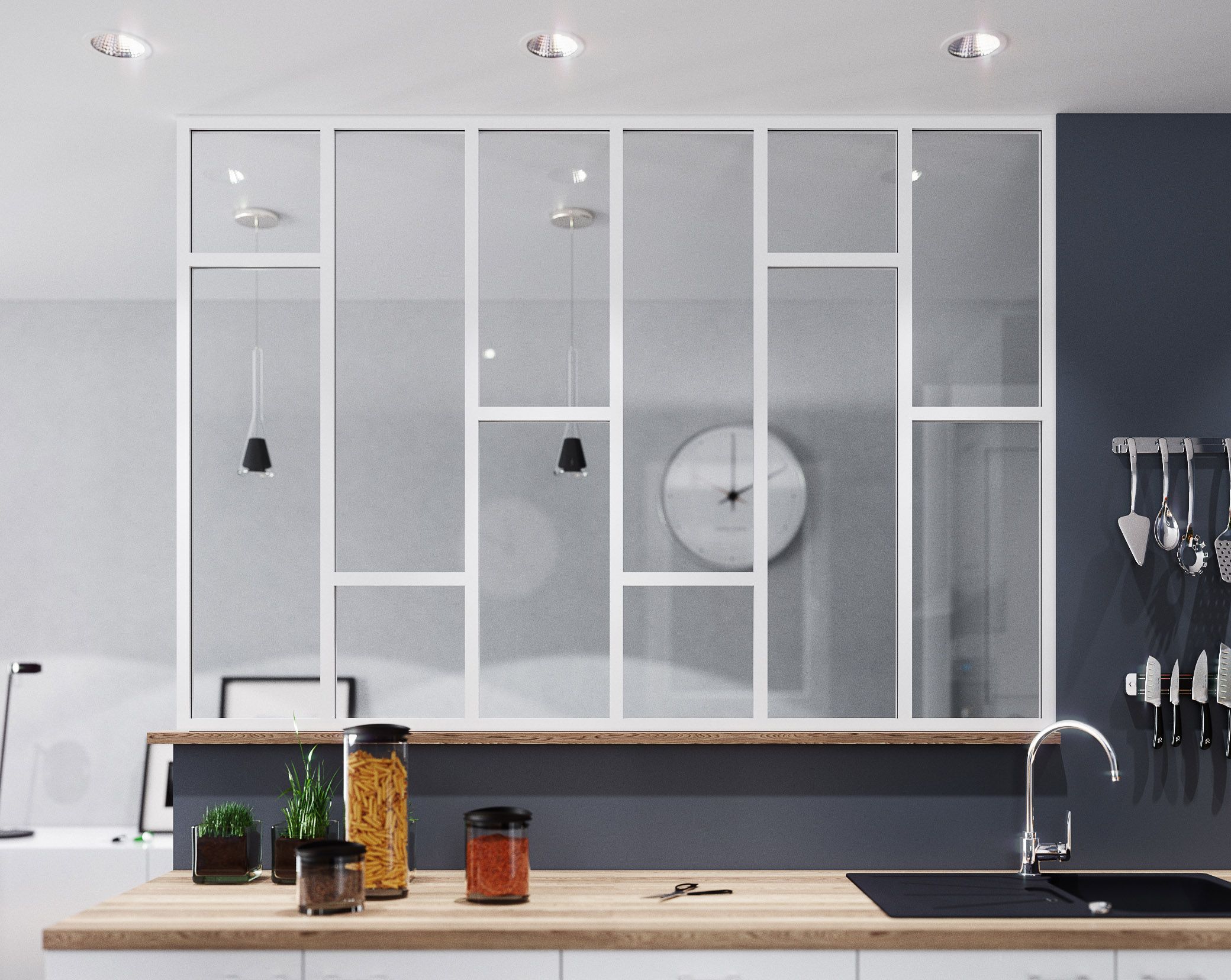 Verrière déstructurée